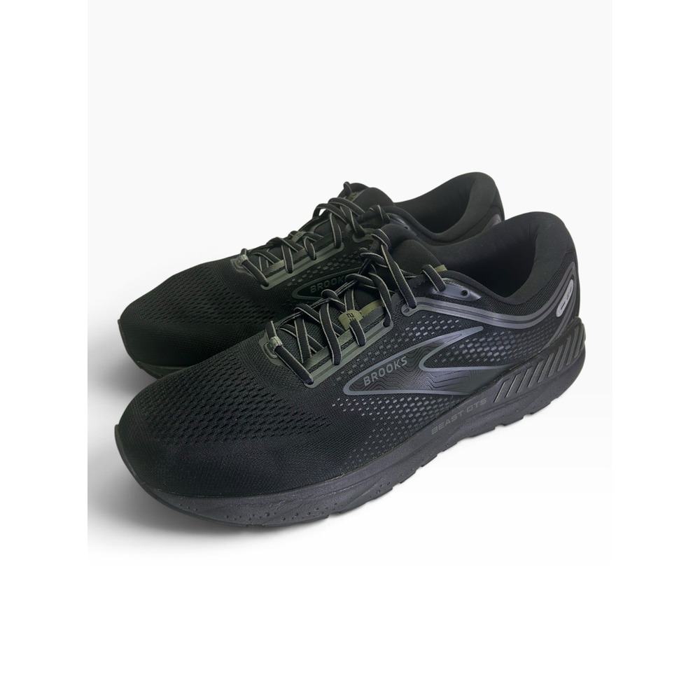 Brooks Beast GTS 23 Men's Size 13 Black Gunmetal Running Shoes Max Support